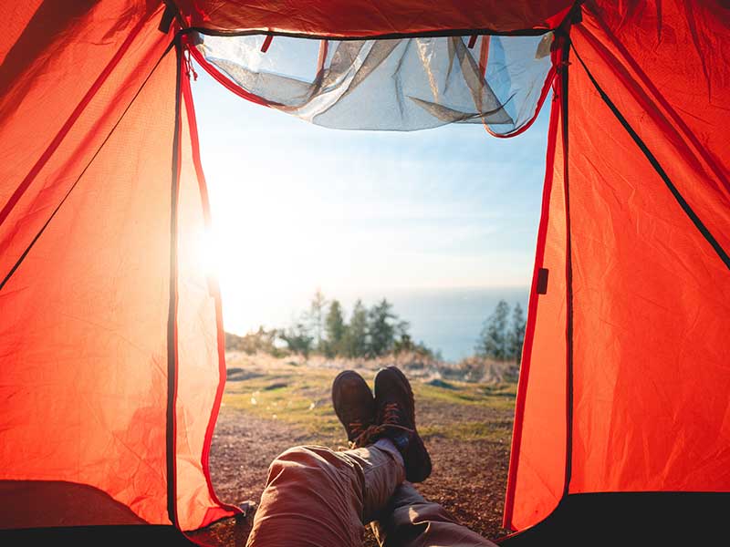 Klein oder groß campingplatz